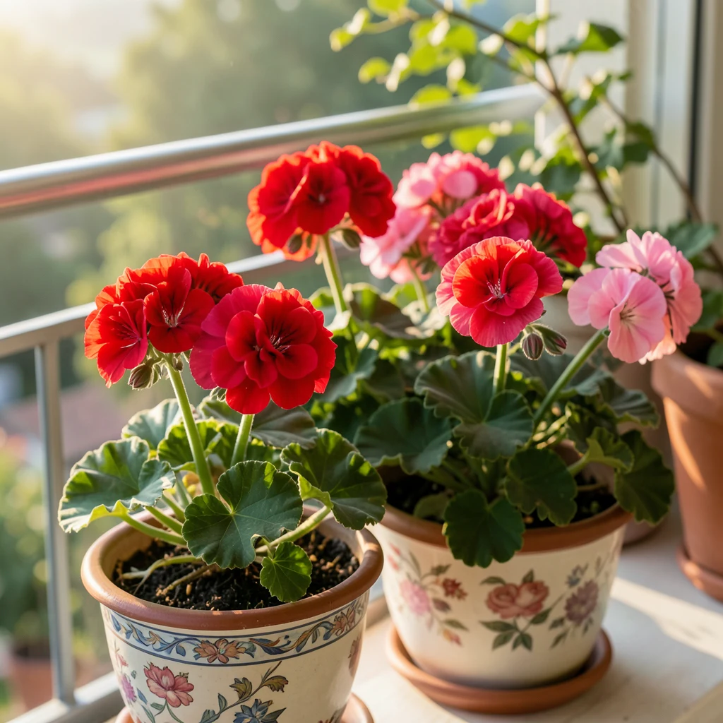 Jak pěstovat muškáty a pelargonie - ilustrační foto