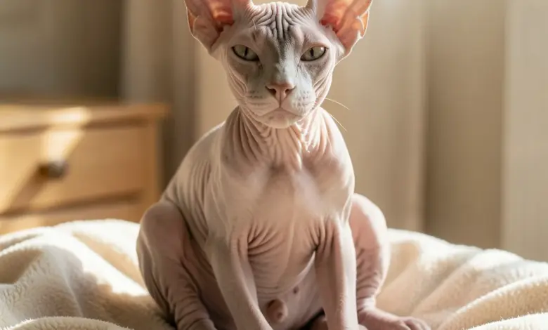 Jak pečovat o sphynx kočku a její potřeby - ilustrační foto