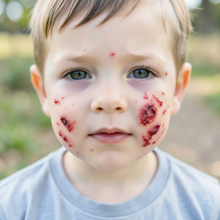 Impetigo - ilustrační foto