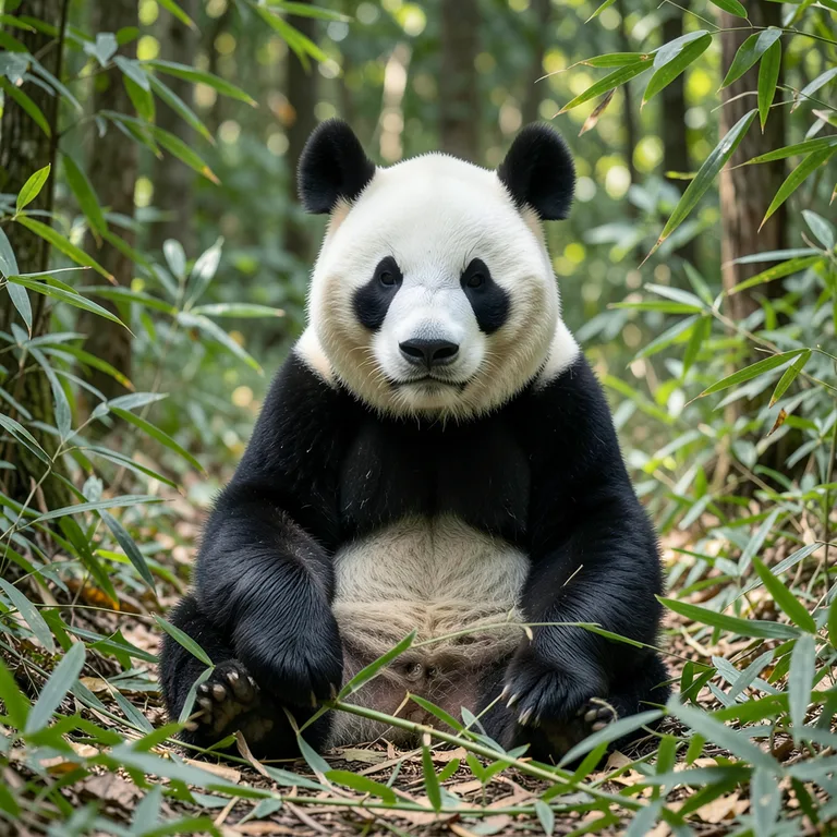 Co je panda velká a její chování - ilustrační foto