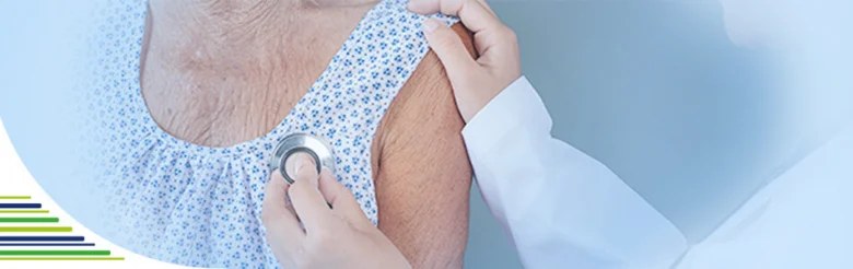 Doctor examining patient chest