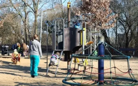 Children playing outdoors